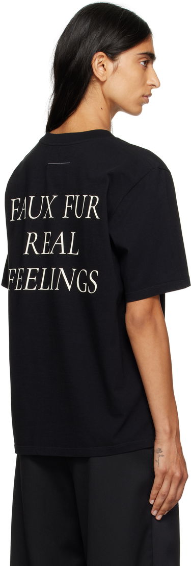 T-shirt Maison Margiela MM6 Maison Margiela Cotton Jersey T-Shirt Sort | SH2GC0031 M20048, 2