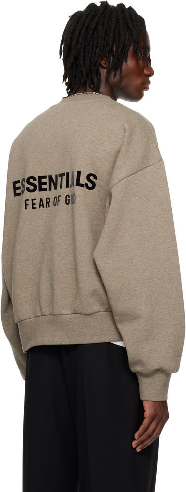Sweater Fear of God Fear of God ESSENTIALS Classic Crewneck Sweatshirt Grå | 192AS252041F, 2
