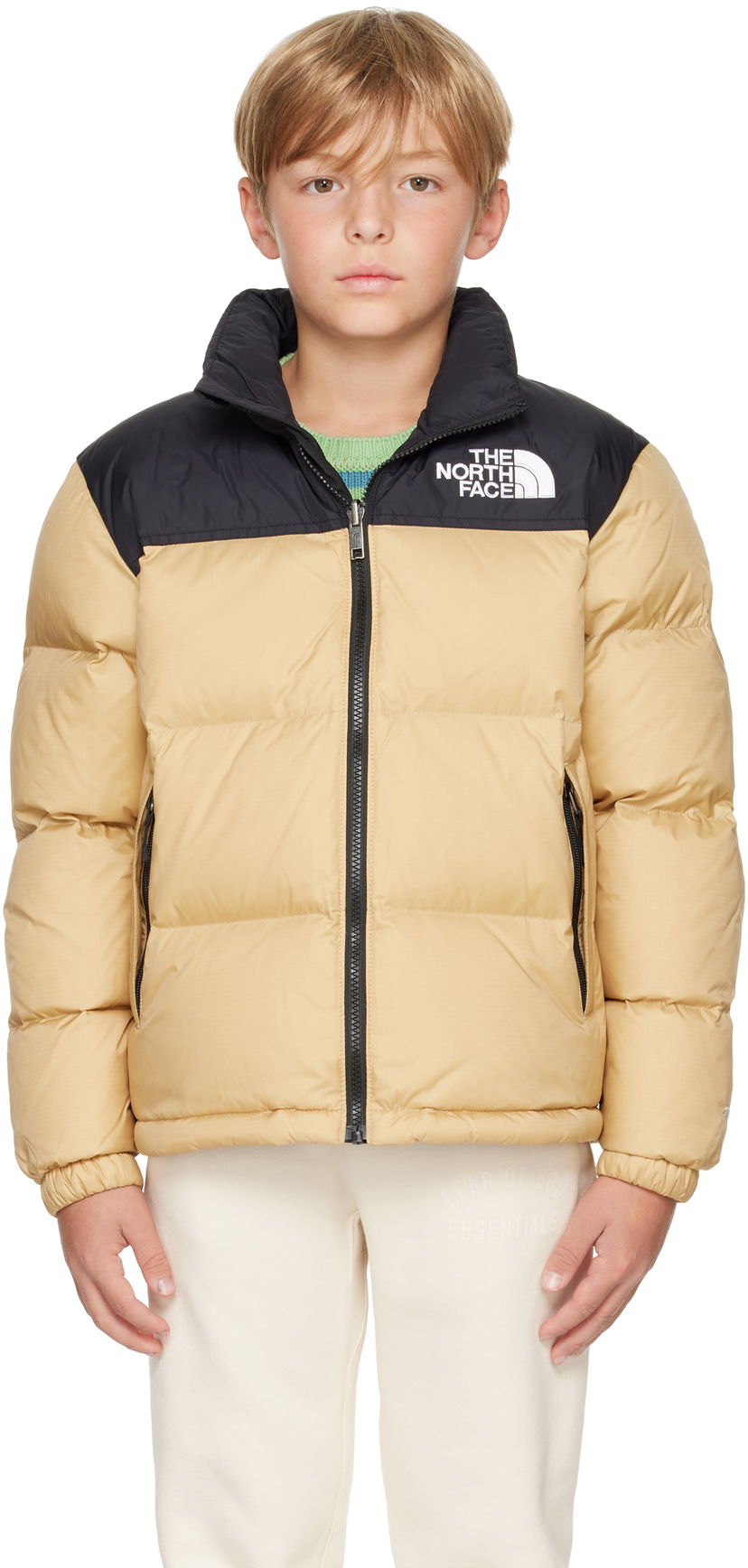 Puffer jakke The North Face Kids' 1996 Retro Nuptse Down Jacket Beige | NF0A8A4CLK5