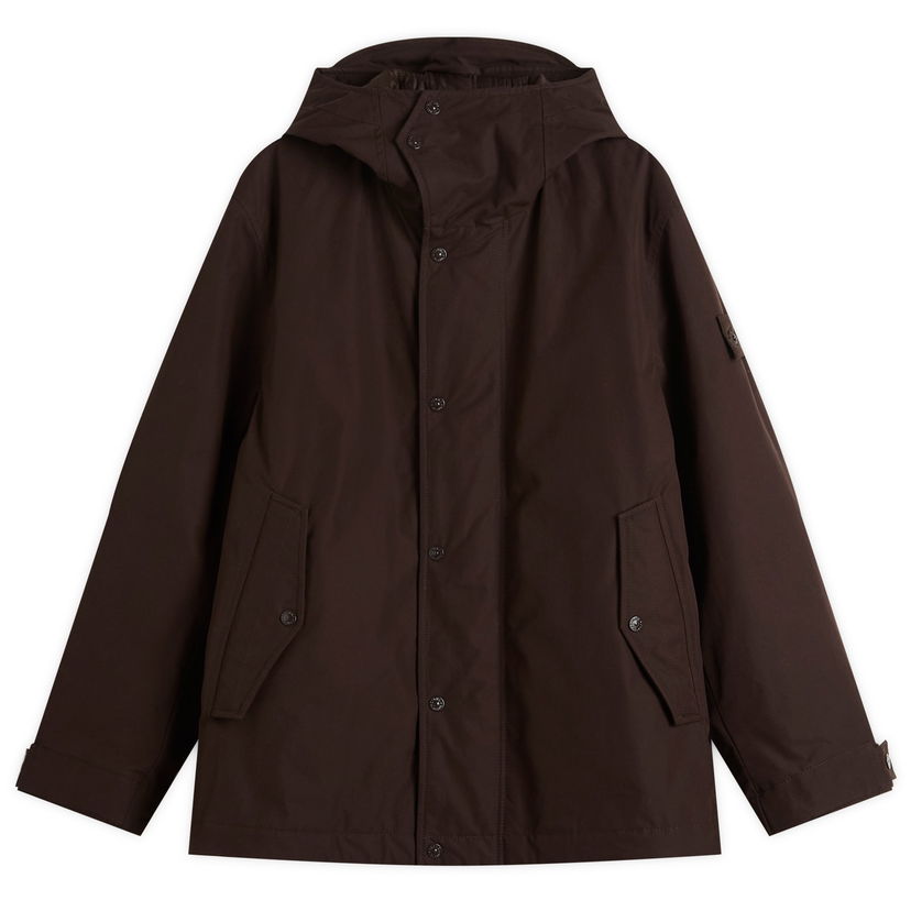 Parka Stone Island Weatherproof Cotton Canvas Parka Jacket, Size Large Brun | K2S154100105-V0070