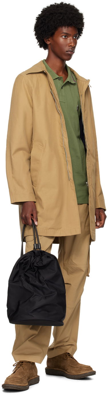 Frakker Paul Smith PS Paul Smith Spread Collar Coat Beige | M2R-018Z-N22090-61, 3
