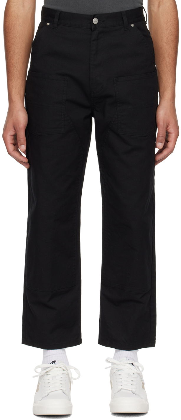 Bukser BAPE Patch Trousers Sort | 001PTJ301001M, 0