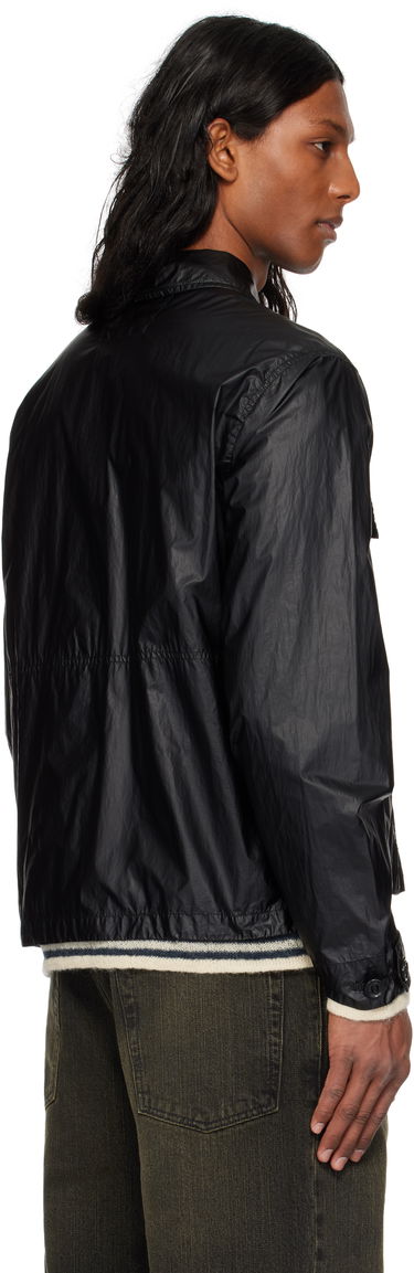 Vindjakke C.P. Company CS II Logo Overshirt Jacket Sort | 18CMOS080A-110030G, 2