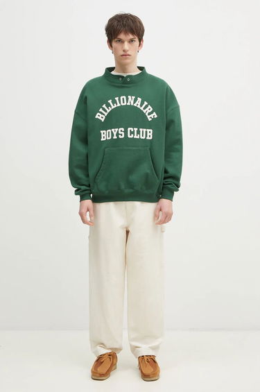 Sweatshirt BILLIONAIRE BOYS CLUB Stand Collar Sweatshirt with Print Grøn | B24444, 4