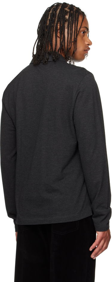 Polo skjorte FERRAGAMO Ferragamo Long Sleeve Polo Grå | 786358, 2