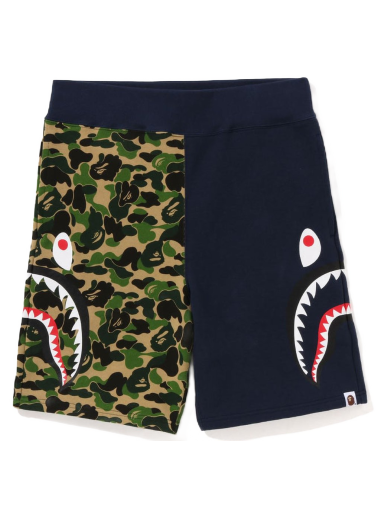 Shorts BAPE ABC Camo Side Shark Sweat Shorts Grøn | 1J30-153-016