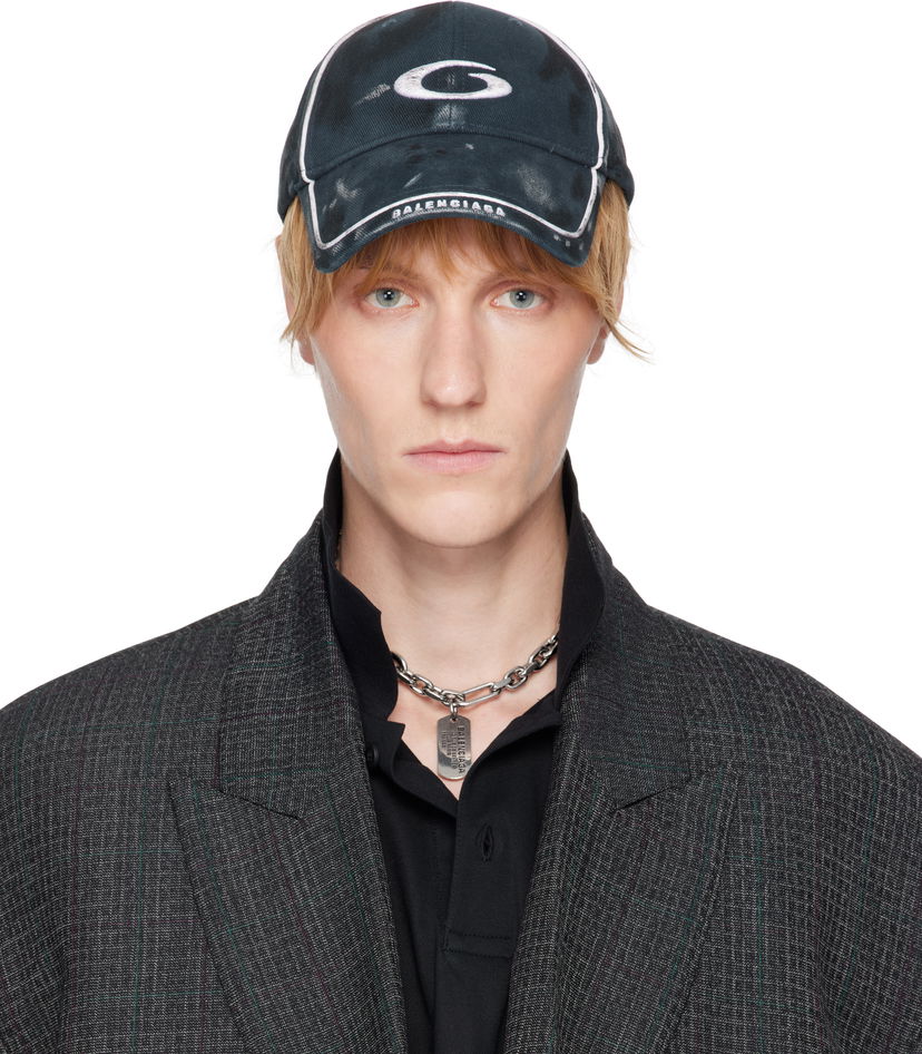 Kasket Balenciaga Balenciaga Sports Icon Cap Sort | 811803410B2