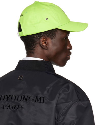 Kasket WOOYOUNGMI WOOYOUNGMI Embroidered Baseball Cap Grøn | W231AC51, 2