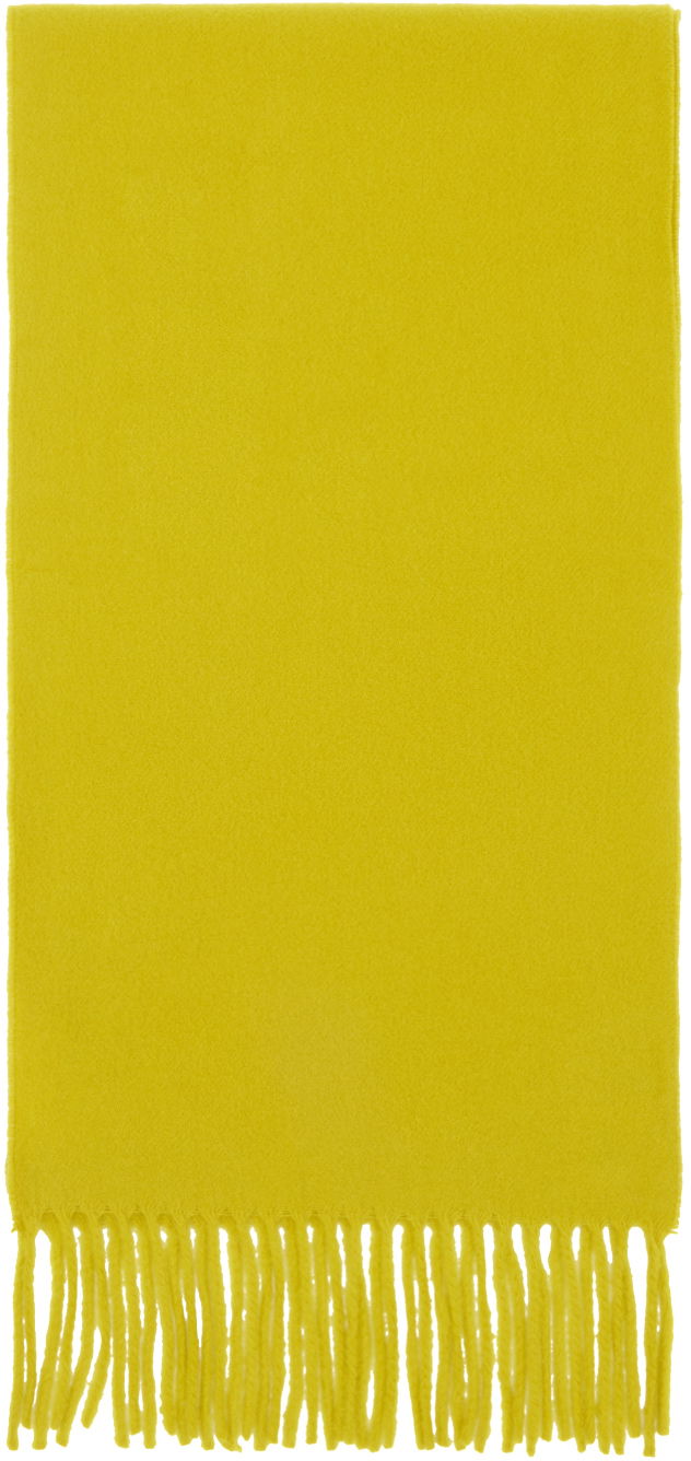 Tørklæde Acne Studios Skinny Fringe Scarf Grøn | CA0218-, 1