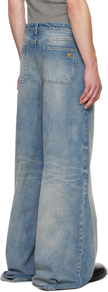 Jeans Courrèges Courrèges One Pocket Baggy Jeans Blå | 324DPA238DE0033, 2