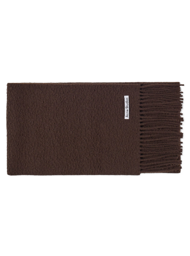 Tørklæde Acne Studios Vargo Boiled Wool Scarf Brun | CA0283-ADN