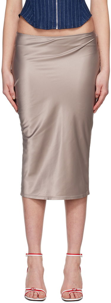 Nederdel Miaou Miaou Verona Midi Skirt Grå | 4027SS3SIL, 0