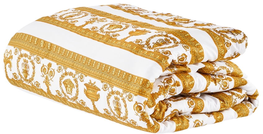 Tørklæde Versace I Love Baroque Duvet Cover, Queen Hvid | ZDC000004ZCOP0105, 1
