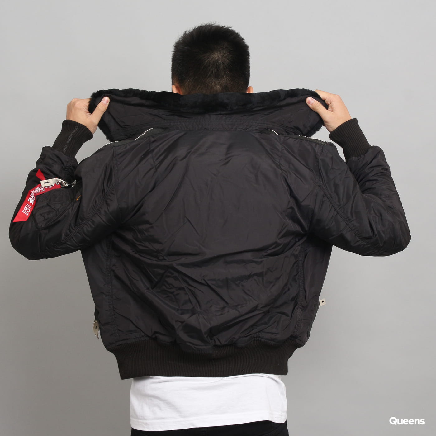 Bomberjakke Alpha Industries Injector III Sort | 143104 03, 1