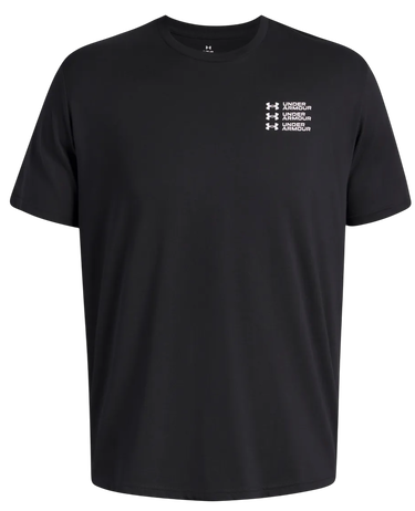 T-shirt Under Armour UA Triple Stack Logo Short Sleeve T-Shirt Sort | 6004173-001, 2