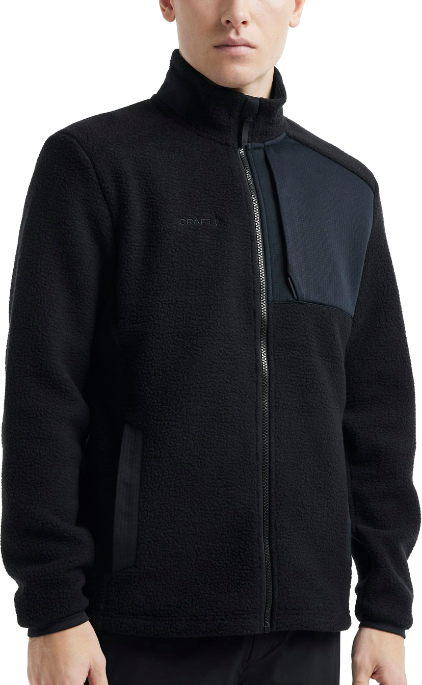 Jakke Craft ADV Explore Pile Fleece Jacket Sort | 1912220-999000