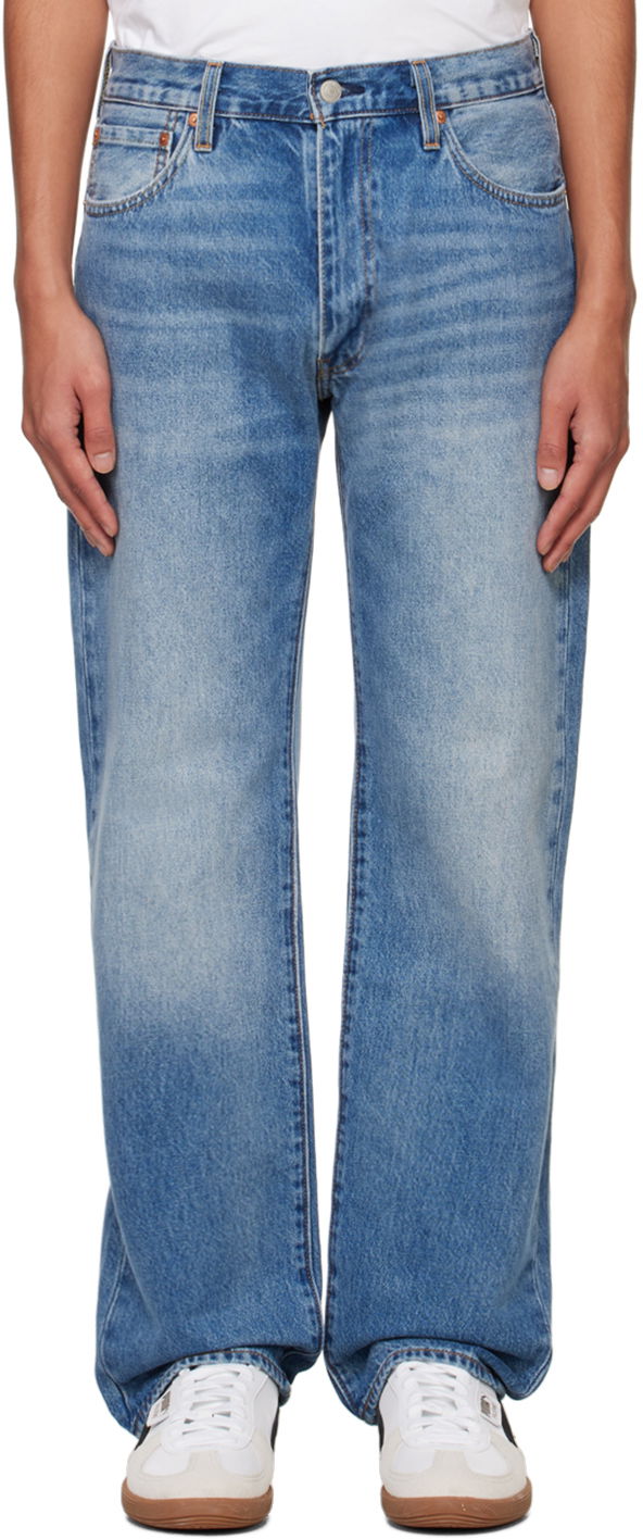 Jeans Levi's 555 Relaxed Straight Jeans Blå | 000LO-0004