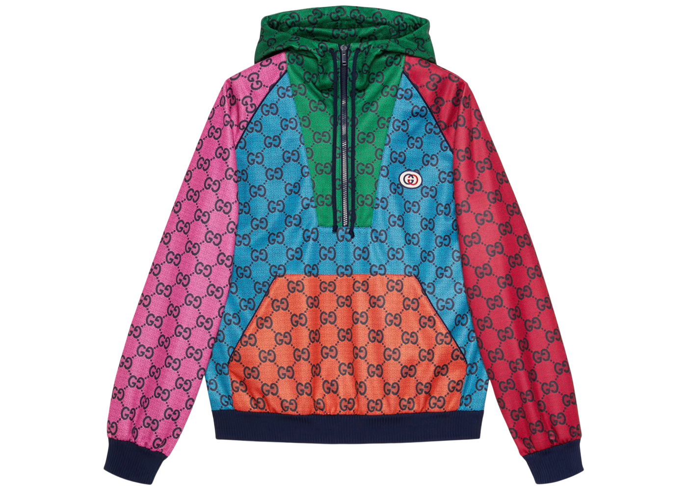 Sweatshirt Gucci GG Jersey Hoodie Rød | 661175 XJDLR 3653, 0