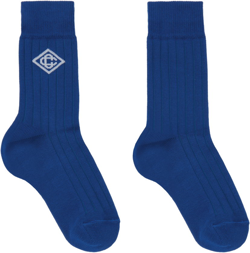 Sokker Casablanca Dress Socks Blå | APS25-ACC-086-01