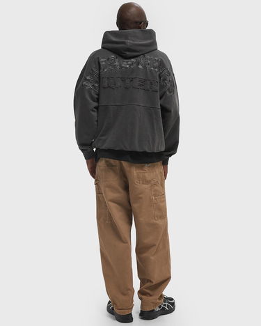 Sweatshirt Pleasures Iuter Marco Hoodie Sort | P24IU006-CHARCOAL, 2