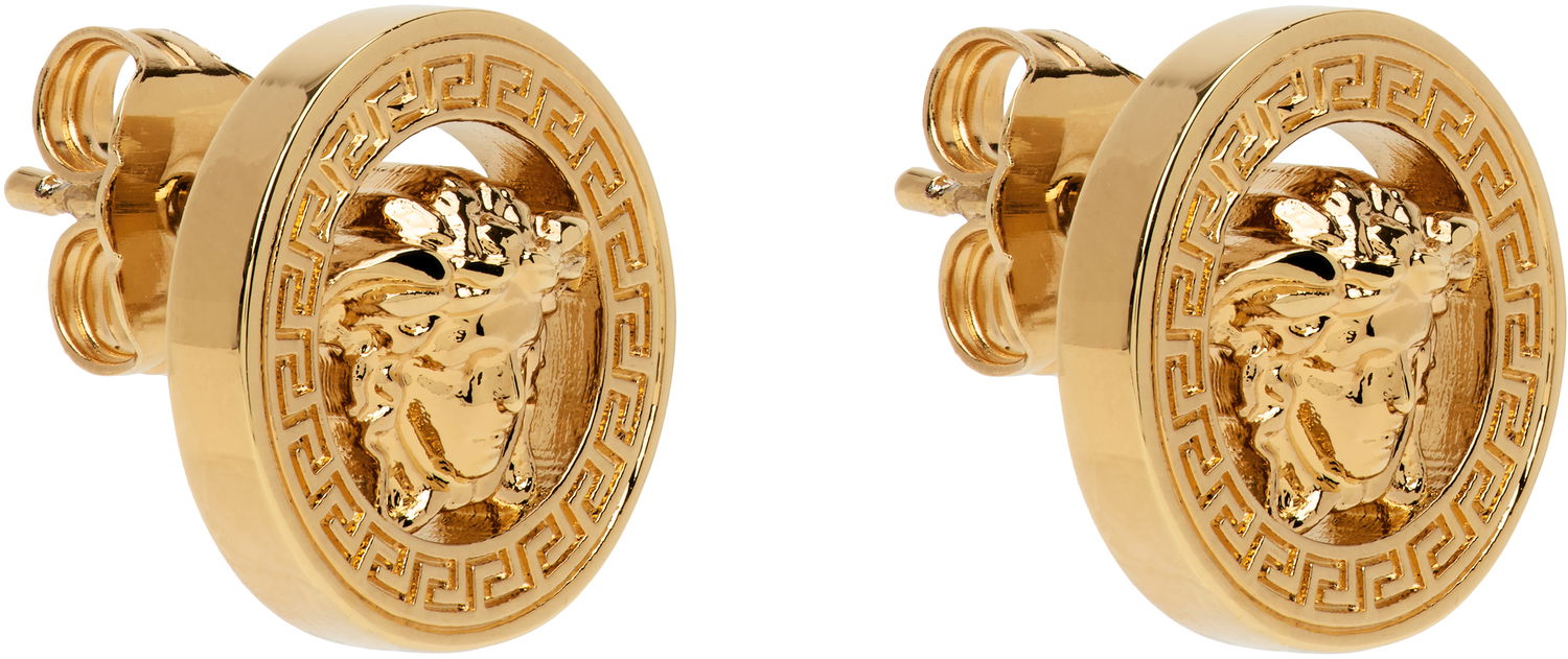Øreringe Versace Versace Medusa '95 Stud Earrings Metalisk | 1018955_1A00620, 1