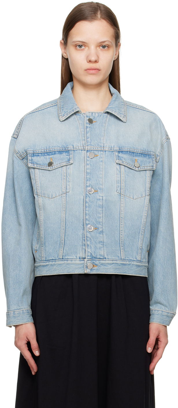 Jakke Loulou de Saison Loulou de Saison Dave Denim Jacket Blå | DAVE