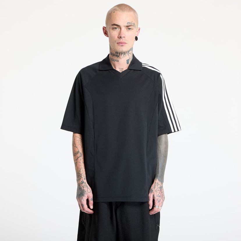 Polo skjorte Y-3 Cut Line Black T-Shirt Sort | JN4877