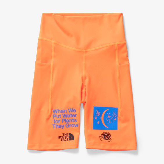 Shorts The North Face x Online Ceramics 9" Biker Short Orange | NF0A84RSV0T, 0