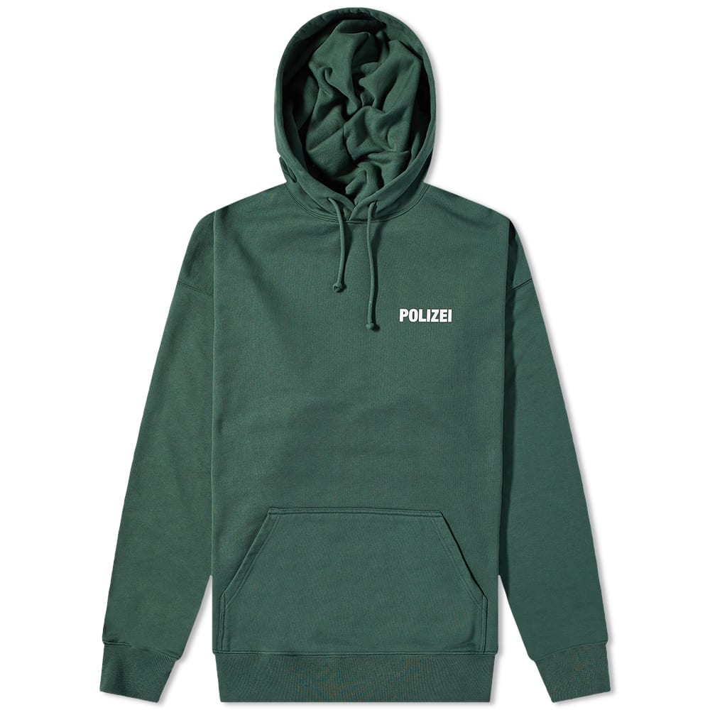 Sweatshirt VETEMENTS Polizei Popover Hoody Grøn | UE63CN201G, 0