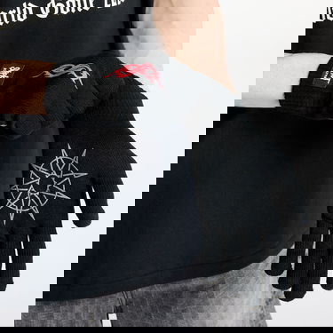 Handsker Pleasures Pleasures Cult Knit Gloves Sort | P25SK022 BLACK, 3
