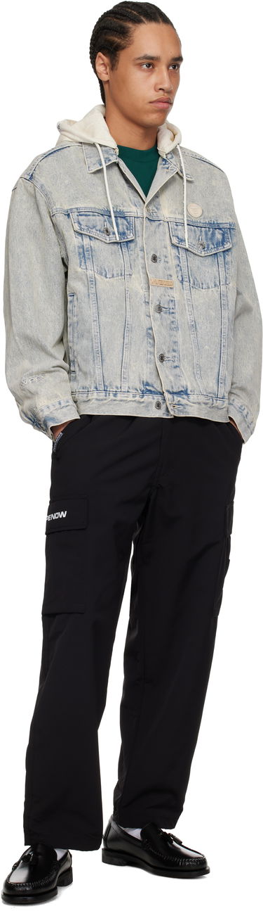 Jakke AAPE by A Bathing Ape AAPE by A Bathing Ape 'AAPE Now' Hooded Denim Jacket Blå | AAPLJM7700XBNBLR, 3