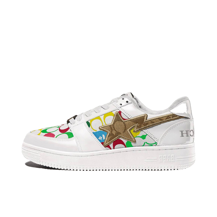 Sneakers og sko BAPE Bape Sta Low Coach "White" Hvid | 1G23191902