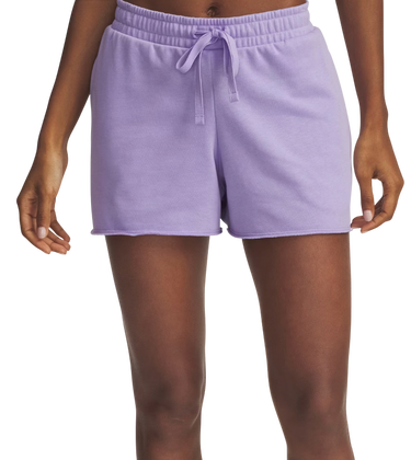 Shorts Under Armour Rival Terry Drawstring Raw Hem Shorts Lilla | 1389657-538, 0
