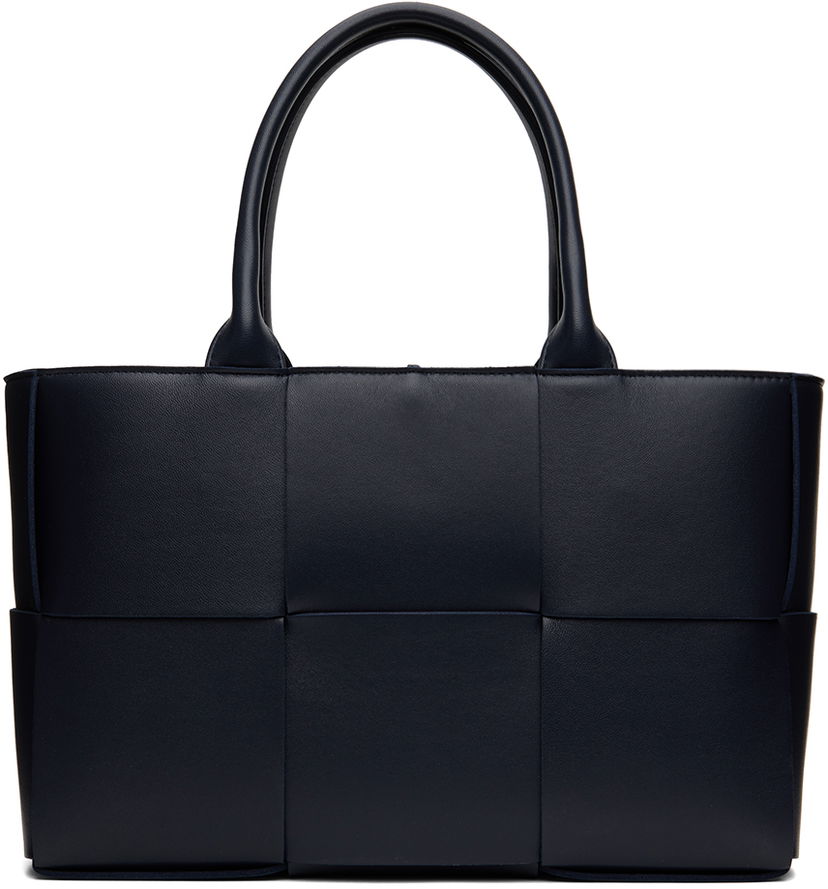 Mulepose Bottega Veneta Small Arco Tote Bag Mørkeblå | 652867 VCQC2