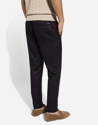 Joggingbukser Dolce & Gabbana Dolce & Gabbana Wool Jogging Pants Sort | GYACETGI550B0665, 3