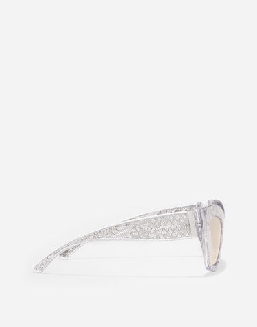 Solbriller Dolce & Gabbana Dolce & Gabbana DG Lace Sunglasses Grå | VG4494VP3AP9V000, 3