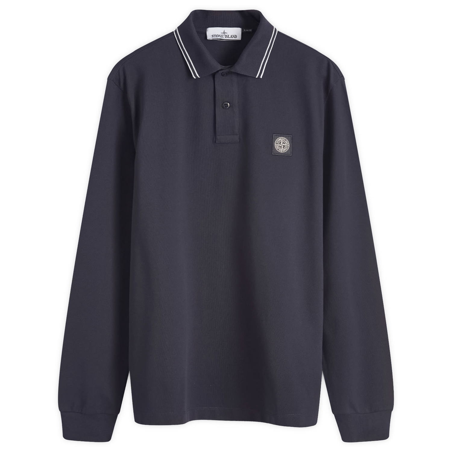 Polo skjorte Stone Island Long Sleeve Patch Polo Mørkeblå | 81152SL18-A0020, 0