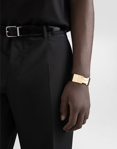 Armbånd Dolce & Gabbana Metal Cuff Bracelet With Logo Tag Metalisk | WBR1H1W1111ZOO00, 1