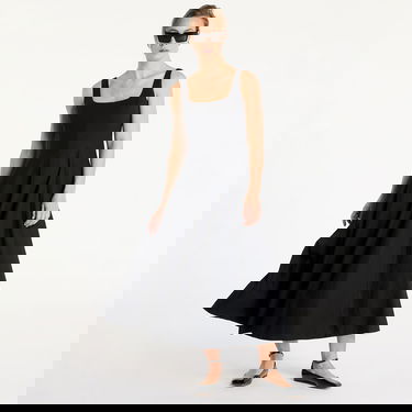 Kjole GAP Square Neck Maxi Dress Sort | 770475-01, 3