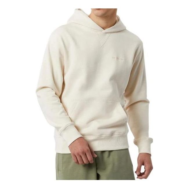Sweatshirt New Balance Athletics Nature State Heavyweight Pullover Hoodie Beige | AMT23565-GIE, 0