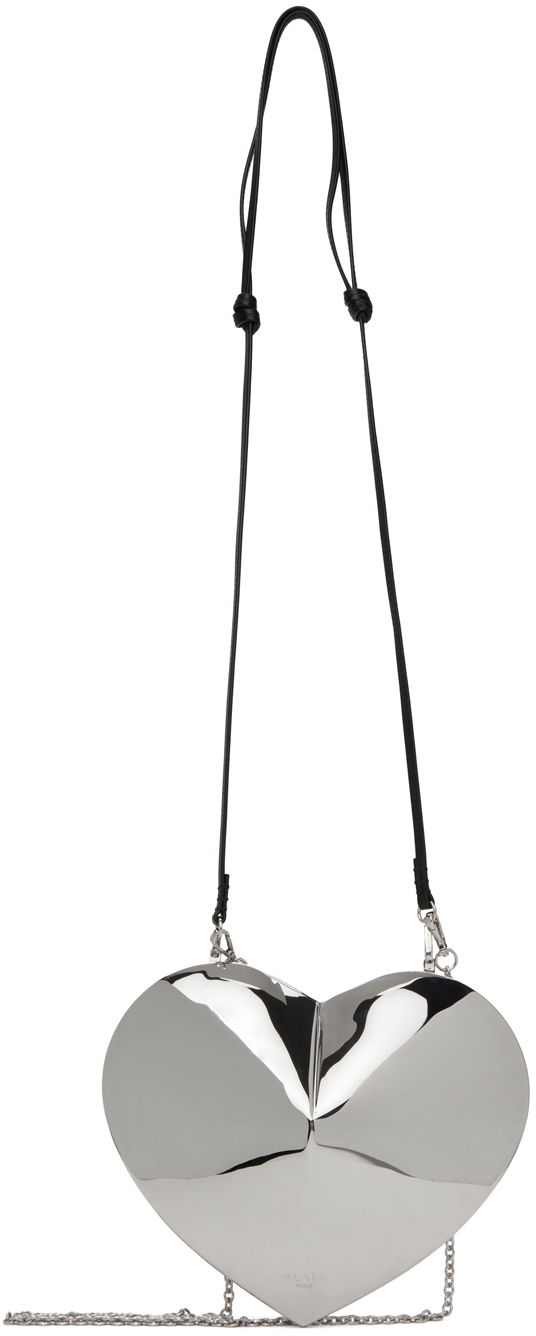 Skuldertaske Alaïa ALAÏA Silver 'Le Cœur' Minaudiere Bag Metalisk | AA1S05021LA006, 0