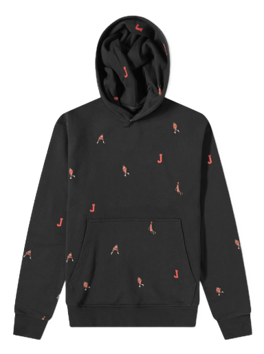 Sweatshirt Jordan Allover Jumpman Popover Hoody Sort | DC9707-010