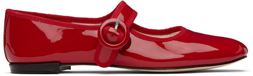 Kjole Repetto Repetto Georgia Square-Toe Mary Jane Ballerinas Rød | V4141V