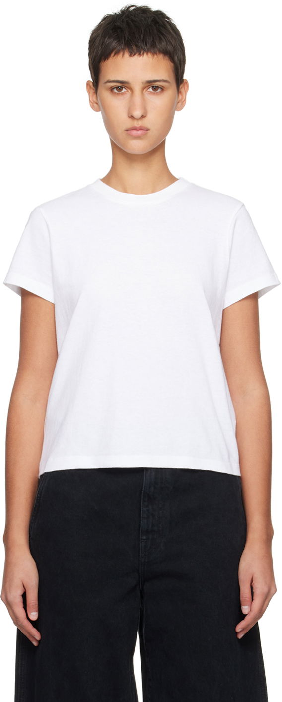 T-shirt Khaite White 'The Emmylou' T-Shirt Hvid | 2266138