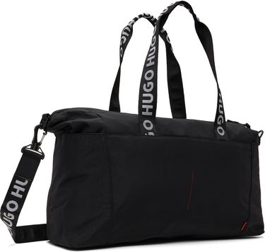 Gymsæk BOSS Hugo Logo Patch Duffle Bag Sort | 50541967, 2