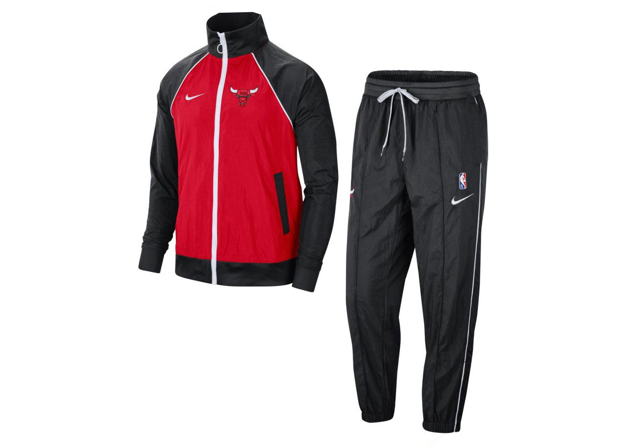 Sportsudstyr Nike NBA Chicago Bulls Courtside Tracksuit Sort | DB1601-657, 0