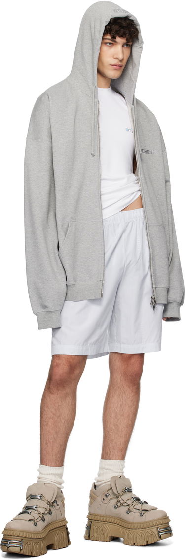 Shorts VETEMENTS Pinstripe Shorts Hvid | UA66SS400N, 3
