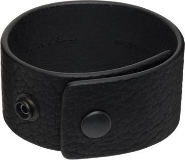Armbånd Rick Owens Rick Owens Concordians Anthem Leather Cuff Bracelet with Snaps Sort | RA02E0701 LBTBH, 1