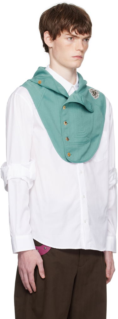 Tørklæde KIKO KOSTADINOV Kiko Kostadinov Ricsi Hooded Neck Warmer Grøn | KKAW25BLC01-72, 1