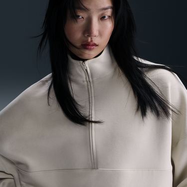 Sweater Nike Nike 24.7 Impossibly Soft Dri-FIT Relaxed Half-Zip Top Hvid | HQ8188-104, 2